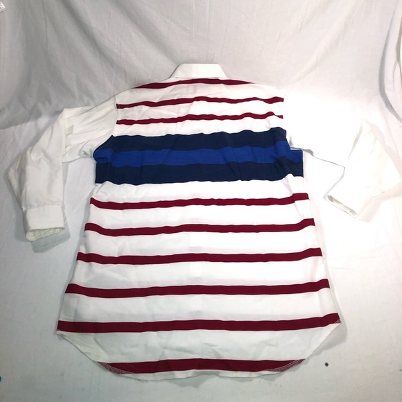 Men’s Wrangler Striped Casual Button Up Shirt XL - Picture 8 of 9
